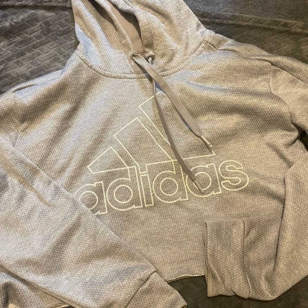Adidas cropped hoodie